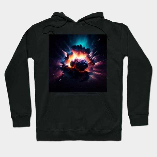 Cosmic Blast 2 Hoodie by FattoAMano